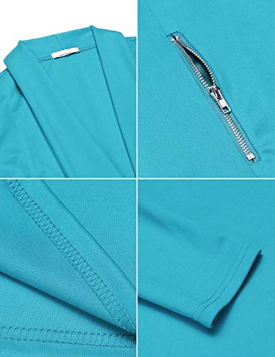 ELESOL Blazer Jackets for Women Long Sleeve Open Front Business Casual Outfits Work Suit Jackets with Zipper Pockets S… - Image 6