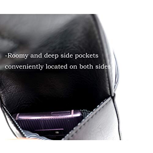 Extra Whipstitched Braid Strap 2 Way Multi Pocket Compartment Vegan Leather Boho Hobo Bag X-LARGE - Image 7