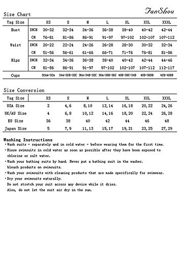 FanShou Women Sporty Tankini Swimsuit Boyshort Swim Bottom Lace Up Board Short (Black, Asia Tag Small/US Size 4-6) - Image 7