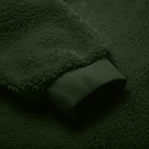 Fastbot women's Shearling Fleece Pullover Plush Sweatshirt Fluffy Fuzzy Sherpa Sweater Long Sleeves Solid Color Jumper… - Image 6