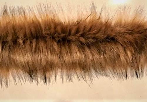 Faux Fur Trim Brown Fur Trim, Soft Fur, Fur Stripe, Furry Stripe, Fur Long Trim - Image 4