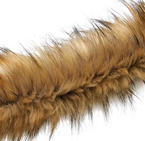 Faux Fur Trim Brown Fur Trim, Soft Fur, Fur Stripe, Furry Stripe, Fur Long Trim