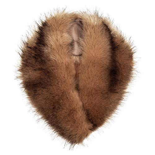 Futrzane Detachable Faux Fur Collar Wrap for Women - Retro Scarf - Like Real Fur - Image 2