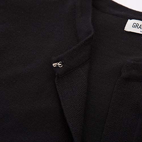 GRACE KARIN Women's 3/4 Sleeve Open Front Knit Cropped Bolero Shrug Cardigan Sweater - Image 7