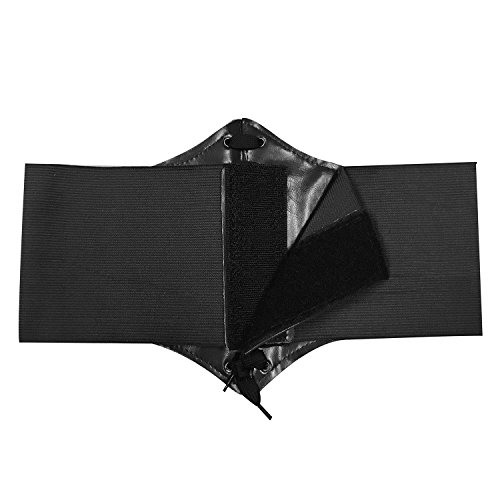HANERDUN Lace-up Waspie Corset Belts for Women Elastic Waist Belt Tied Retro Wide Belt - Image 3