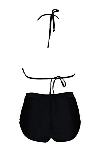 Heymiss Womens High Waisted Bikini Set Stripe Tassel Halter Two Pieces Swimsuits - Image 7