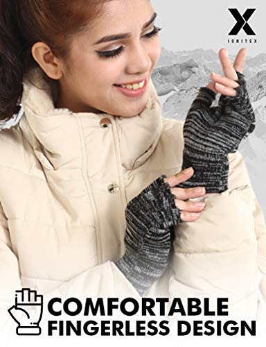 Touch Screen Winter Knit Gloves - Lightweight & Warm Thermal Magic Tech Gloves for Texting, Running, Driving, Cycling - Image 6