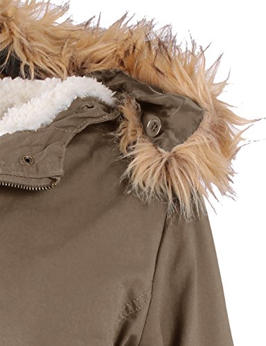 KOOLDO Womens Classic Anorak Jacket with Hood and Waist Drawstring - Image 6