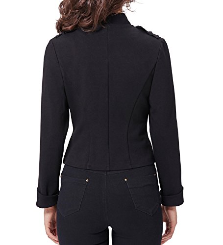 Kate Kasin Womens Victorian Steampunk Ringmaster Jacket Military Blazer - Image 4