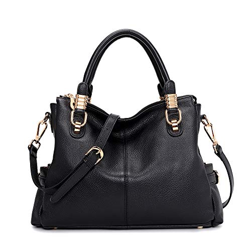 Kattee Women's Genuine Leather Purses and Handbags, Satchel Tote Shoulder Bag