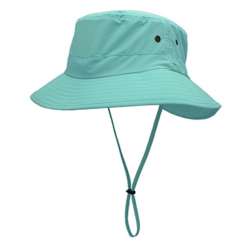 LLmoway Women Lightweight Safari Sun Hat Quick Dry Fishing Hat with Strap Cool