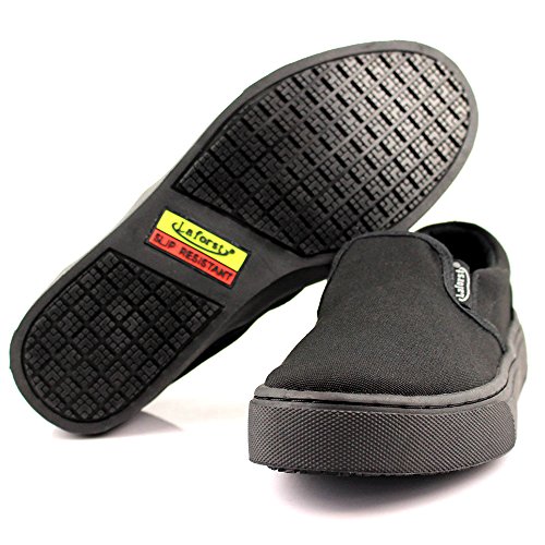 Laforst Womens Dart Non Slip Sunbrella Nonslip Server Waitress Nurse Slip On Flat