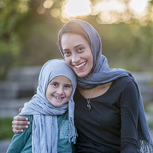 Lanzom® Women Soft Cashmere Blanket Scarf Tassel Solid Color Warm Shawl Scarf - Image 8