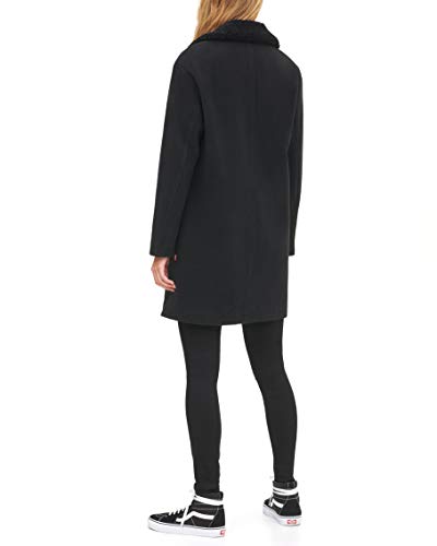 Levi's Women's Wool Blend Sherpa Collar Top Coat - Image 3