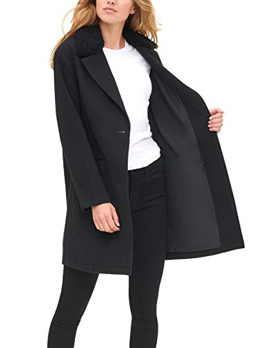 Levi's Women's Wool Blend Sherpa Collar Top Coat - Image 6