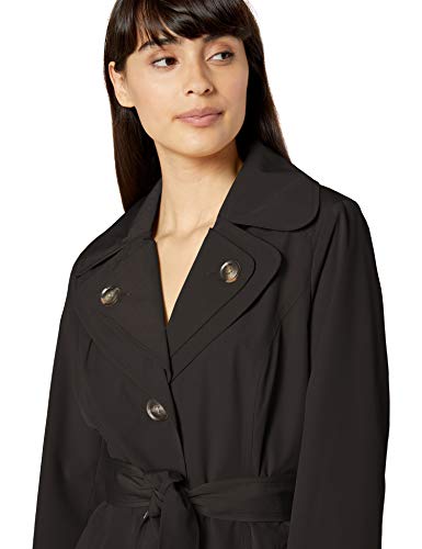 LONDON FOG Women's Double Lapel Mid Length Trench Coat - Image 3