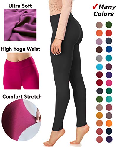 LMB High Waisted Leggings for Women Tummy Control - Extra Soft Fabric, Perfect for Lounging, Yoga, Casual and Formal… - Image 5