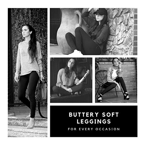 LMB High Waisted Leggings for Women Tummy Control - Extra Soft Fabric, Perfect for Lounging, Yoga, Casual and Formal… - Image 7