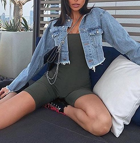 MA&BABY Womens Strapless Tube Jumpsuit Solid Color Sleeveless Bodycon Short Romper Catsuit - Image 4