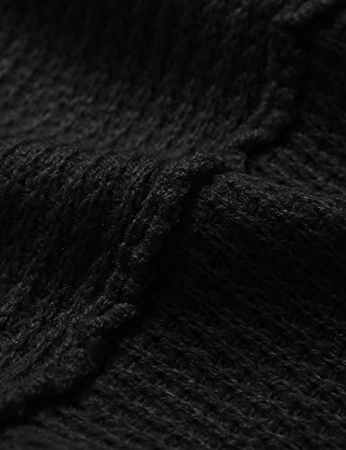MEROKEETY Women's Long Sleeve Waffle Knit Sweater Crew Neck Solid Color Pullover Jumper Tops - Image 7