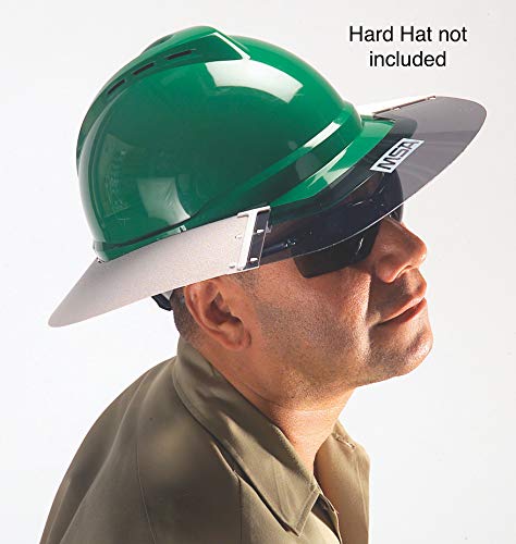 MSA 697410 V-Gard Sun Shield - Standard V-Gard Hat/Full Brim Attachment, Polyurethane Brim Extender, Smoke-Tinted Lexan… - Image 4