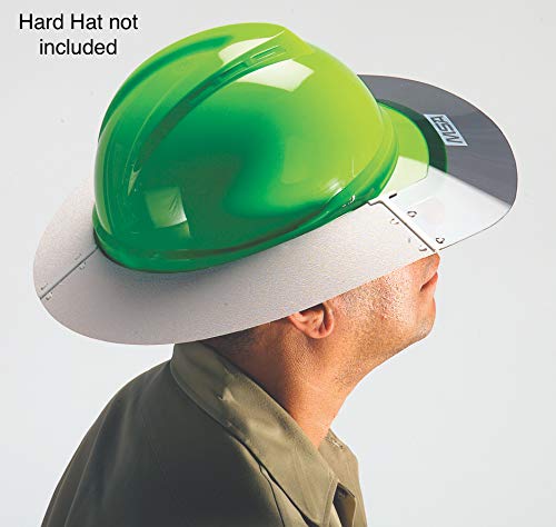 MSA 697410 V-Gard Sun Shield - Standard V-Gard Hat/Full Brim Attachment, Polyurethane Brim Extender, Smoke-Tinted Lexan… - Image 5