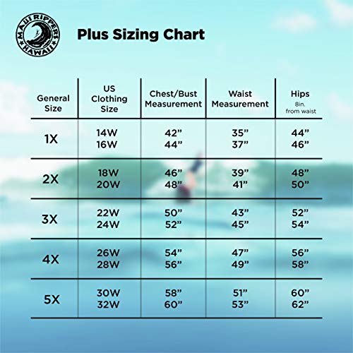 Maui Womens Plus Size Bathing Suit Swim Shorts Board Shorts - Image 7