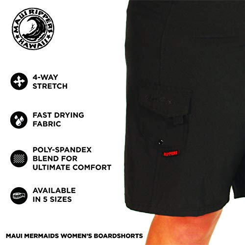 Maui Womens Plus Size Bathing Suit Swim Shorts Board Shorts - Image 8