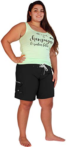 Maui Womens Plus Size Bathing Suit Swim Shorts Board Shorts