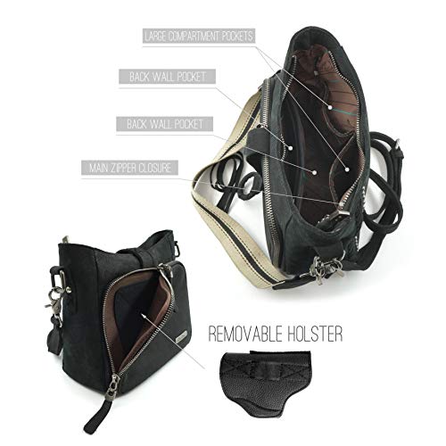 Montana West Genuine Leather Hobo Shoulder Bag for Women Western Woven Satchel Handbags Crossbody Purse With Tassel - Image 5