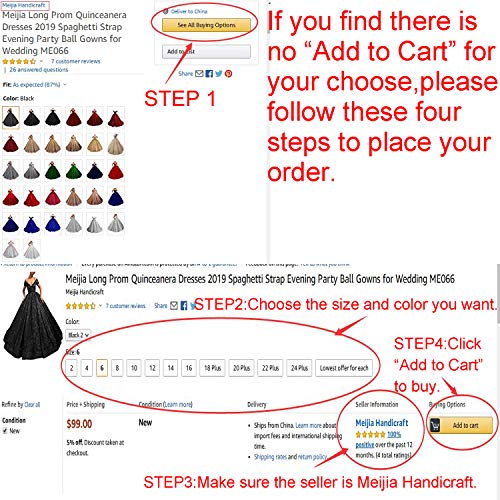 Meijia Handicraft Meijia Prom Dress Strap Evening Ball Gowns For Wedding Me066 - Image 5