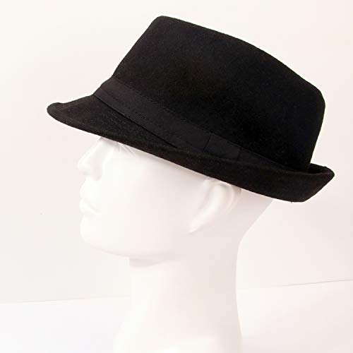 Melesh Unisex Classic Trilby Fedora Hat - Image 7