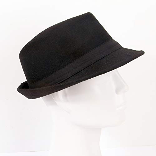 Melesh Unisex Classic Trilby Fedora Hat - Image 8