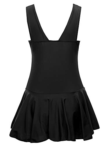 MiYang Women's Plus-Size Flower Printing Shaping Body One Piece Swim Dresses Swimsuit - Image 6