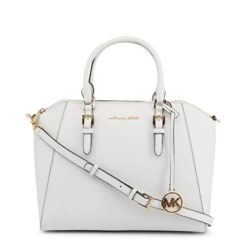 Michael Kors Ciara Large Top Zip Satchel Saffiano Leather Crossbody Bag Purse Handbag - Image 5