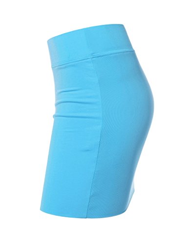 NEARKIN Beloved Womens Waistband Double Layered Pencil Midi Skirt - Image 4