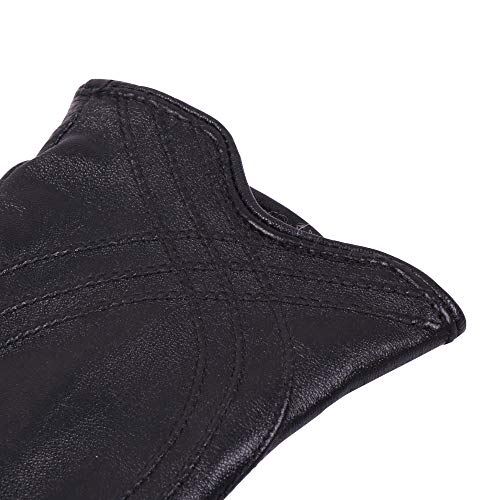 Nappaglo Nappa Leather Gloves Warm Handmade Curve Lambskin for Women - Image 4