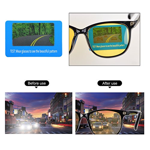 Bokewy Night Vision Driving Glasses Polarized Anti-glare Clear Sun Glasses Men & Women Fashion - Image 7