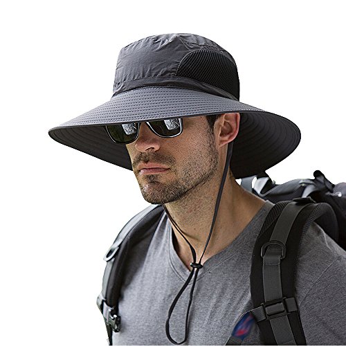 Ordenado Womens Sun Hat UV Protection, Foldable Mesh Waterproof Wide Brim Bucket Hats for Summer Beach Fishing Hiking - Image 7