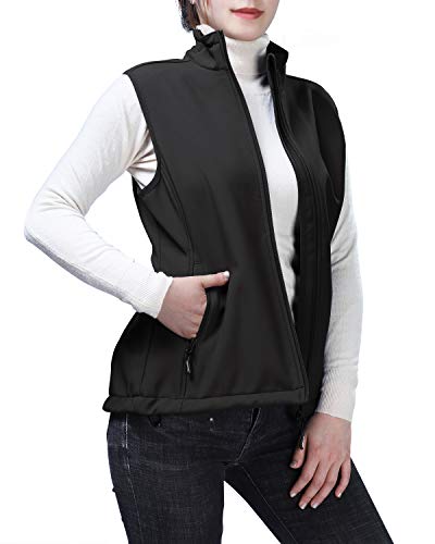 Outdoor Ventures Women's Lightweight Softshell Vest Windproof Fleece Lined Zip Up Sleeveless Jacket for Running Hiking… - Image 6