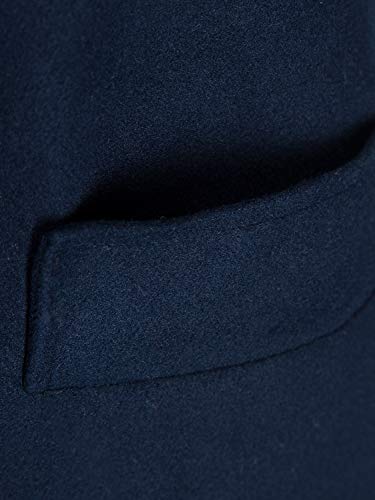 PERSUN Women‘s Classic Notch Lapel Long Sleeve Longline Coat - Image 5