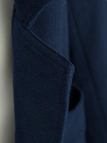 PERSUN Women‘s Classic Notch Lapel Long Sleeve Longline Coat - Image 6