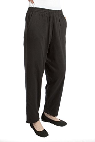 Pembrook Capri Pants for Women with Pockets | Cotton Jersey Knit Womens Capris with Elastic Waist | Easy Pull On Capri… - Image 3