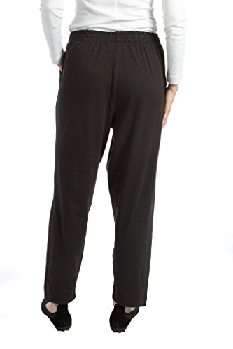 Pembrook Capri Pants for Women with Pockets | Cotton Jersey Knit Womens Capris with Elastic Waist | Easy Pull On Capri… - Image 4