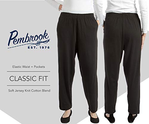 Pembrook Capri Pants for Women with Pockets | Cotton Jersey Knit Womens Capris with Elastic Waist | Easy Pull On Capri… - Image 6