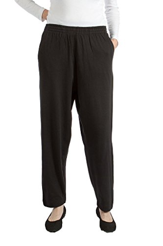 Pembrook Capri Pants for Women with Pockets | Cotton Jersey Knit Womens Capris with Elastic Waist | Easy Pull On Capri…