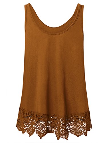 Plus Size Swing Lace Flowy Tank Top for Women - Image 4