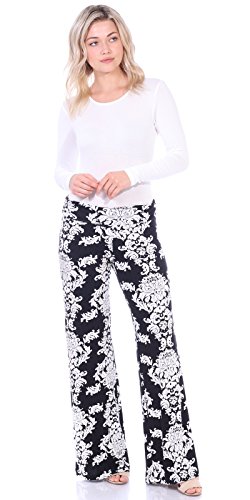 Popana Womens Casual Wide Leg Summer Palazzo Pants Plus Size Made in USA - Image 3