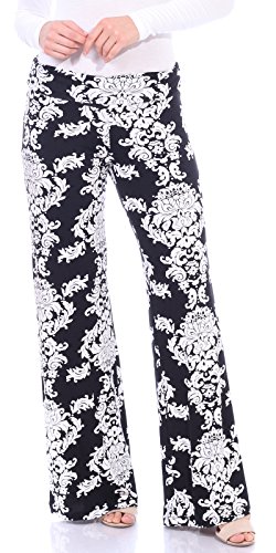 Popana Womens Casual Wide Leg Summer Palazzo Pants Plus Size Made in USA
