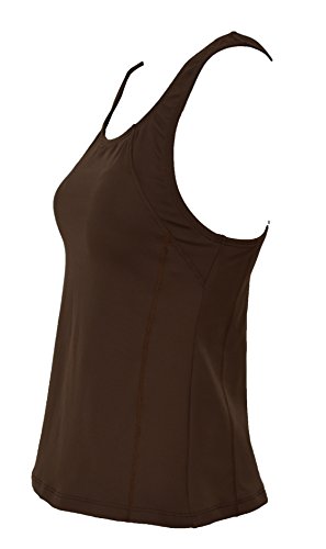 Private Island Women UPF50+ Tankini Bathing Swimsuits Sleeveless Tank Bra Top Swim Rash Guard (RTY) - Image 3